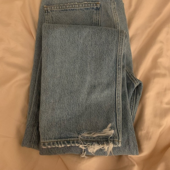 AGOLDE 90'S PINCH WAIST HIGH RISE STRAIGHT SOUNDWAVE SIZE 24 - Picture 7 of 7